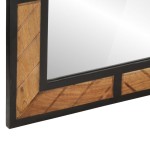 vidaXL Oglindă de baie, 60x1x55 cm, lemn masiv de acacia vidaXL Oglindă de baie, 60x1x55 cm, lemn masiv de acacia