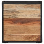 vidaXL Noptieră montată pe perete, 35x35x20 cm, lemn masiv de acacia