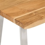 vidaXL Bancă cu margini naturale 105 cm, lemn masiv de acacia vidaXL Bancă cu margini naturale 105 cm, lemn masiv de acacia