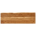 vidaXL Bancă cu margini naturale 105 cm, lemn masiv de acacia