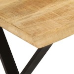 vidaXL Banchetă cu margini naturale 105 cm, lemn masiv de mango vidaXL Banchetă cu margini naturale 105 cm, lemn masiv de mango