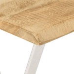 vidaXL Masă consolă, margini naturale, 105x33x76 cm, lemn masiv mango vidaXL Masă consolă, margini naturale, 105x33x76 cm, lemn masiv mango