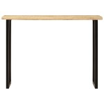 vidaXL Masă consolă, margini naturale, 105x33x76 cm, lemn masiv mango vidaXL Masă consolă, margini naturale, 105x33x76 cm, lemn masiv mango