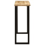 vidaXL Masă consolă, margini naturale, 105x33x76 cm, lemn masiv mango vidaXL Masă consolă, margini naturale, 105x33x76 cm, lemn masiv mango