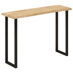 vidaXL Masă consolă, margini naturale, 105x33x76 cm, lemn masiv mango vidaXL Masă consolă, margini naturale, 105x33x76 cm, lemn masiv mango