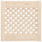 vidaXL Uși de dulap cu zăbrele 2 buc. 39,5x39,5 cm lemn masiv de pin