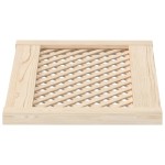 vidaXL Uși de dulap cu zăbrele 2 buc. 59,5x39,5 cm, lemn masiv de pin vidaXL Uși de dulap cu zăbrele 2 buc. 59,5x39,5 cm, lemn masiv de pin