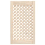 vidaXL Uși de dulap cu zăbrele 2 buc. 39,5x69 cm, lemn masiv de pin vidaXL Uși de dulap cu zăbrele 2 buc. 39,5x69 cm, lemn masiv de pin