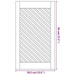 vidaXL Uși de dulap cu zăbrele 2 buc. 39,5x69 cm, lemn masiv de pin vidaXL Uși de dulap cu zăbrele 2 buc. 39,5x69 cm, lemn masiv de pin