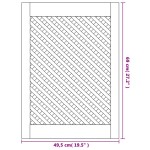 vidaXL Uși de dulap cu zăbrele 2 buc. 49,5x69 cm, lemn masiv de pin vidaXL Uși de dulap cu zăbrele 2 buc. 49,5x69 cm, lemn masiv de pin