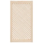 vidaXL Uși de dulap cu zăbrele 2 buc. 49,5x99 cm, lemn masiv de pin vidaXL Uși de dulap cu zăbrele 2 buc. 49,5x99 cm, lemn masiv de pin