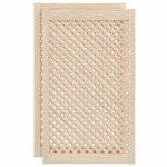 vidaXL Uși dulap design zăbrele 2 buc. 59,5x99 cm, lemn masiv de pin