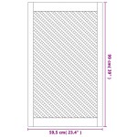 vidaXL Uși dulap design zăbrele 2 buc. 59,5x99 cm, lemn masiv de pin
