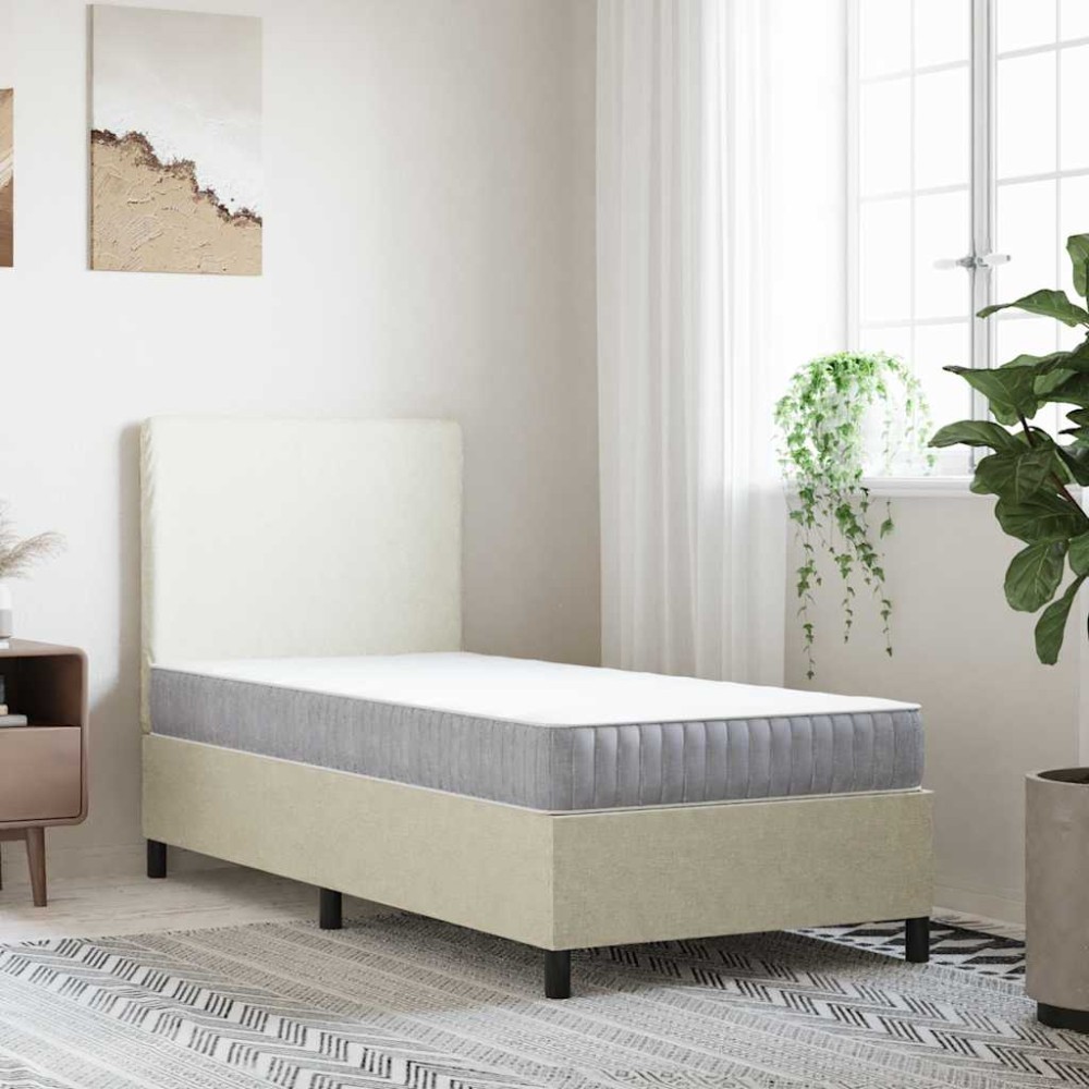 vidaXL Saltea cu arcuri buzunar, fermitate medie, 90x220 cm