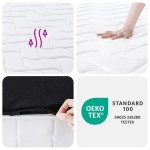 vidaXL Saltea cu arcuri buzunar, fermitate medie, 120x200 cm vidaXL Saltea cu arcuri buzunar, fermitate medie, 120x200 cm