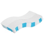 vidaXL Saltea cu arcuri buzunar, fermitate medie, 90x200 cm vidaXL Saltea cu arcuri buzunar, fermitate medie, 90x200 cm