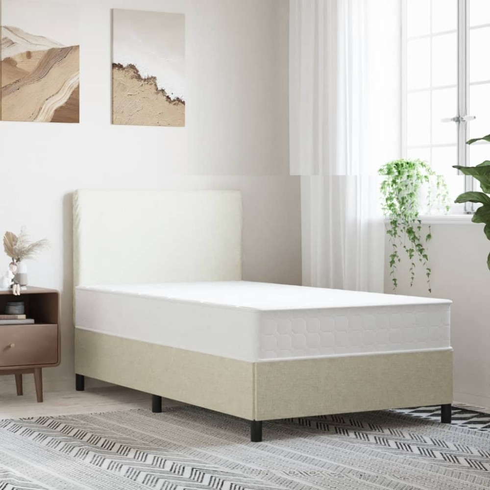 vidaXL Saltea cu arcuri buzunar, fermitate medie, 100x200 cm