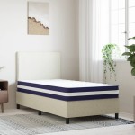vidaXL Saltea cu arcuri buzunar, fermitate medie, 90x200 cm vidaXL Saltea cu arcuri buzunar, fermitate medie, 90x200 cm