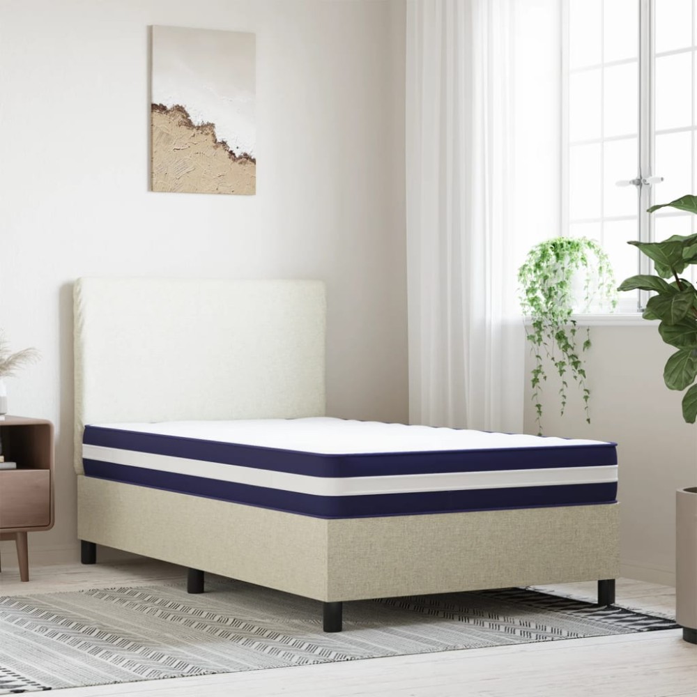 vidaXL Saltea cu arcuri buzunar, fermitate medie, 100x200 cm