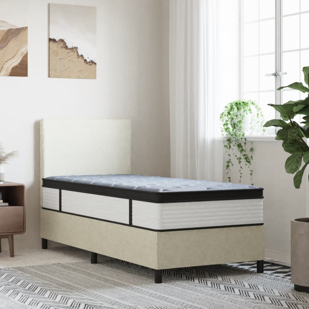 vidaXL Saltea cu arcuri buzunar, fermitate medie, 70x200 cm