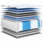 vidaXL Saltea cu arcuri buzunar, fermitate medie, 70x200 cm vidaXL Saltea cu arcuri buzunar, fermitate medie, 70x200 cm