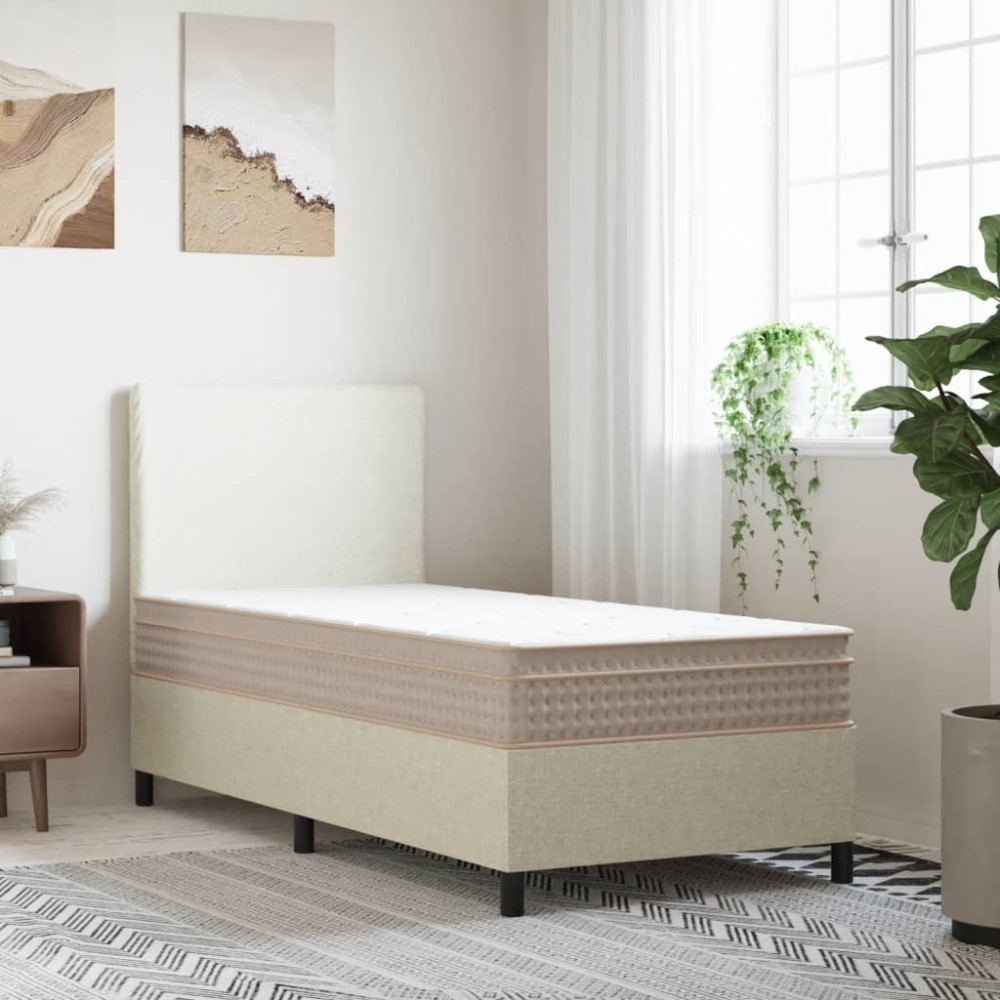 vidaXL Saltea cu arcuri buzunar, fermitate medie, 90x200 cm