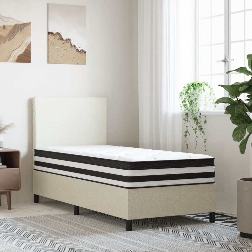 vidaXL Saltea cu arcuri buzunar, fermitate medie, 70x200 cm