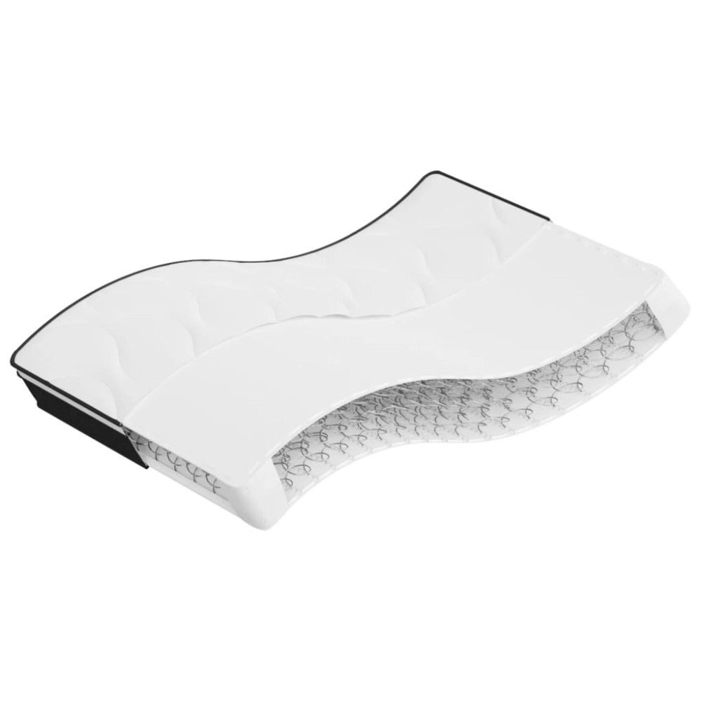 vidaXL Saltea cu arcuri bonnell, fermitate medie, 100x200 cm