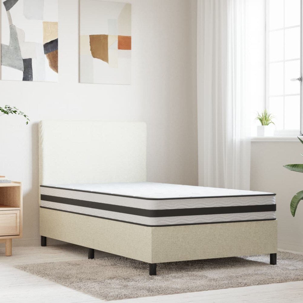vidaXL Saltea cu arcuri bonnell, fermitate medie, 100x200 cm