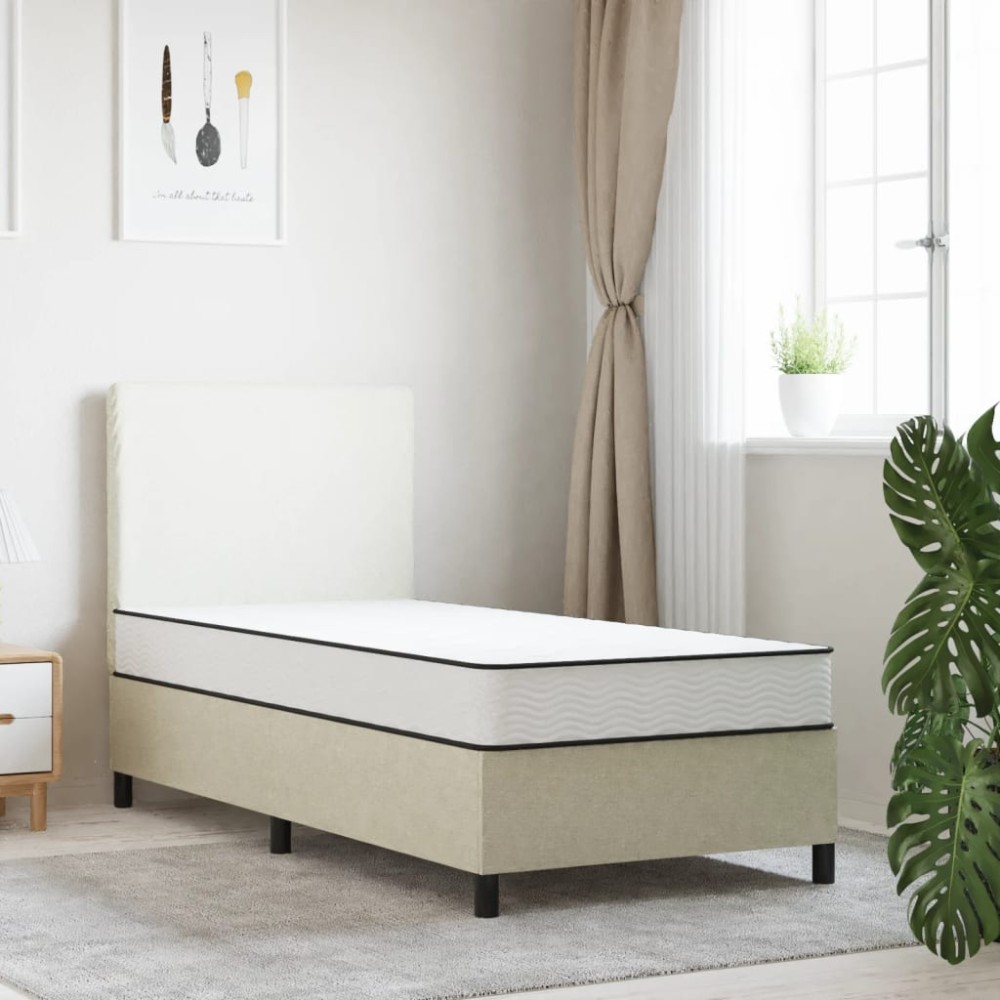vidaXL Saltea cu arcuri bonnell, fermitate medie, 90x200 cm
