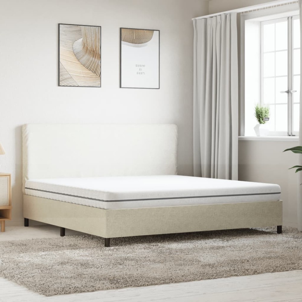 vidaXL Saltea din spumă, fermitate medie moale, 180x200 cm