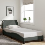 vidaXL Cadru de pat fără saltea, gri închis, 80x200 cm, textil vidaXL Cadru de pat fără saltea, gri închis, 80x200 cm, textil