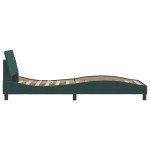 vidaXL Cadru de pat fără saltea, verde închis, 90x190 cm, catifea vidaXL Cadru de pat fără saltea, verde închis, 90x190 cm, catifea