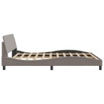 vidaXL Cadru de pat fără saltea, gri taupe, 180x200 cm, textil vidaXL Cadru de pat fără saltea, gri taupe, 180x200 cm, textil