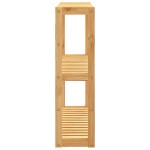vidaXL Etajeră de baie cu 3 niveluri, de perete, 60x15x54 cm, bambus vidaXL Etajeră de baie cu 3 niveluri, de perete, 60x15x54 cm, bambus