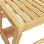 vidaXL Raft de prosoape pentru perete, 60x25x20 cm, bambus vidaXL Raft de prosoape pentru perete, 60x25x20 cm, bambus