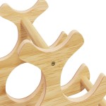 vidaXL Raft de vin, pentru 6 sticle, 35x18x25,5 cm, bambus vidaXL Raft de vin, pentru 6 sticle, 35x18x25,5 cm, bambus