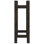 vidaXL Suport sticle de vin, 20 sticle, negru, lemn masiv de pin vidaXL Suport sticle de vin, 20 sticle, negru, lemn masiv de pin