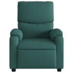 vidaXL Fotoliu rabatabil, verde închis, material textil vidaXL Fotoliu rabatabil, verde închis, material textil