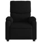 vidaXL Fotoliu de masaj rabatabil, negru, material textil vidaXL Fotoliu de masaj rabatabil, negru, material textil