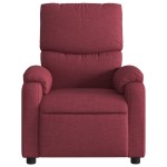vidaXL Fotoliu de masaj rabatabil, roșu vin, material textil vidaXL Fotoliu de masaj rabatabil, roșu vin, material textil