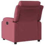 vidaXL Fotoliu rabatabil, roșu vin, material textil vidaXL Fotoliu rabatabil, roșu vin, material textil