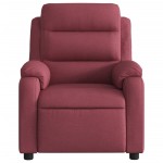 vidaXL Fotoliu rabatabil, roșu vin, material textil vidaXL Fotoliu rabatabil, roșu vin, material textil