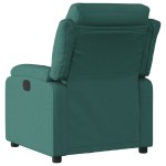 vidaXL Fotoliu rabatabil, verde închis, material textil vidaXL Fotoliu rabatabil, verde închis, material textil
