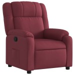 vidaXL Fotoliu rabatabil, roșu vin, material textil vidaXL Fotoliu rabatabil, roșu vin, material textil