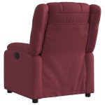 vidaXL Fotoliu rabatabil, roșu vin, material textil vidaXL Fotoliu rabatabil, roșu vin, material textil