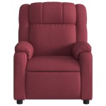 vidaXL Fotoliu rabatabil, roșu vin, material textil vidaXL Fotoliu rabatabil, roșu vin, material textil