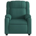 vidaXL Fotoliu rabatabil, verde închis, material textil vidaXL Fotoliu rabatabil, verde închis, material textil