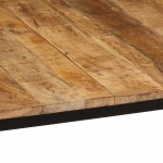 vidaXL Masă de bucătărie, 140x70x75 cm, lemn masiv mango brut vidaXL Masă de bucătărie, 140x70x75 cm, lemn masiv mango brut