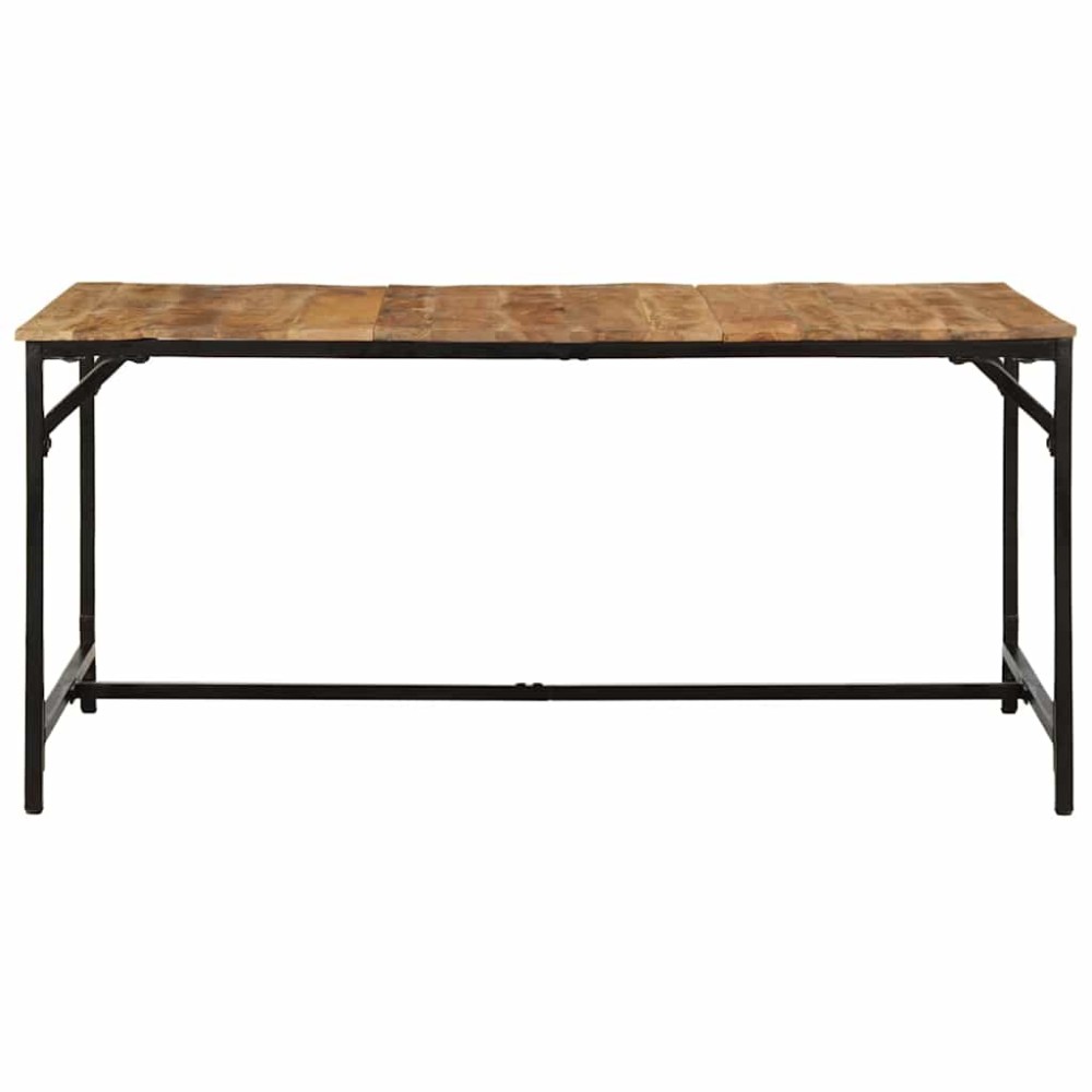 vidaXL Masa de sufragerie 160x80x75 cm lemn masiv Mango brut